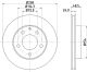 HELLA Bremsscheibe 8DD 355 103-221