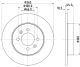 HELLA Bremsscheibe 8DD 355 103-511