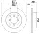 HELLA Bremsscheibe 8DD 355 103-921