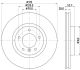 HELLA Bremsscheibe 8DD 355 104-091