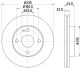 HELLA Bremsscheibe 8DD 355 104-151