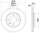HELLA Bremsscheibe 8DD 355 104-211