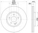 HELLA Bremsscheibe 8DD 355 104-341
