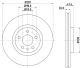 HELLA Bremsscheibe 8DD 355 104-451