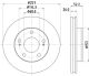 HELLA Bremsscheibe 8DD 355 104-561