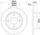 HELLA Bremsscheibe 8DD 355 104-631