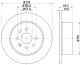 HELLA Bremsscheibe 8DD 355 104-661