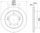 HELLA Bremsscheibe 8DD 355 104-771