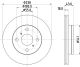 HELLA Bremsscheibe 8DD 355 104-781