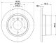 HELLA Bremsscheibe 8DD 355 104-821