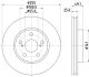 HELLA Bremsscheibe 8DD 355 104-891