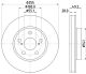 HELLA Bremsscheibe 8DD 355 104-901