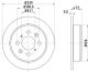 HELLA Bremsscheibe 8DD 355 104-951