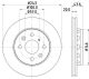 HELLA Bremsscheibe 8DD 355 105-011