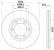 HELLA Bremsscheibe 8DD 355 105-111