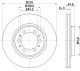 HELLA Bremsscheibe 8DD 355 105-131