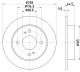 HELLA Bremsscheibe 8DD 355 105-171