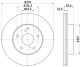 HELLA Bremsscheibe 8DD 355 105-251