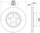 HELLA Bremsscheibe 8DD 355 105-321