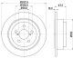 HELLA Bremsscheibe 8DD 355 105-331