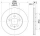 HELLA Bremsscheibe 8DD 355 105-361