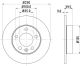 HELLA Bremsscheibe 8DD 355 105-411