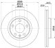HELLA Bremsscheibe 8DD 355 127-311
