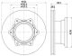 HELLA Bremsscheibe 8DD 355 117-551