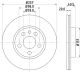 HELLA Bremsscheibe 8DD 355 127-341