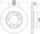 HELLA Bremsscheibe 8DD 355 125-451