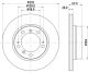 HELLA Bremsscheibe 8DD 355 105-721