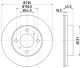HELLA Bremsscheibe 8DD 355 105-771