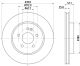 HELLA Bremsscheibe 8DD 355 129-751
