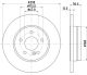 HELLA Bremsscheibe 8DD 355 105-951