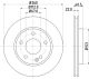 HELLA Bremsscheibe 8DD 355 127-361
