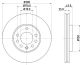 HELLA Bremsscheibe 8DD 355 127-381