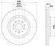 HELLA Bremsscheibe 8DD 355 106-171