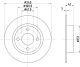 HELLA Bremsscheibe 8DD 355 106-461