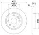 HELLA Bremsscheibe 8DD 355 106-471