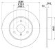 HELLA Bremsscheibe 8DD 355 127-411