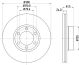 HELLA Bremsscheibe 8DD 355 106-611