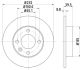 HELLA Bremsscheibe 8DD 355 106-681