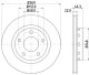 HELLA Bremsscheibe 8DD 355 127-431