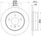 HELLA Bremsscheibe 8DD 355 106-951