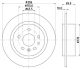 HELLA Bremsscheibe 8DD 355 107-001