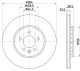 HELLA Bremsscheibe 8DD 355 107-251