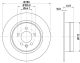 HELLA Bremsscheibe 8DD 355 107-261