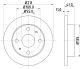 HELLA Bremsscheibe 8DD 355 107-291