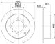 HELLA Bremsscheibe 8DD 355 107-331