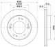 HELLA Bremsscheibe 8DD 355 107-381